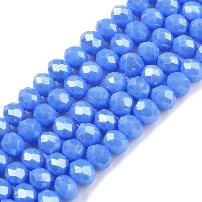 Electroplate Glass Beads Strands