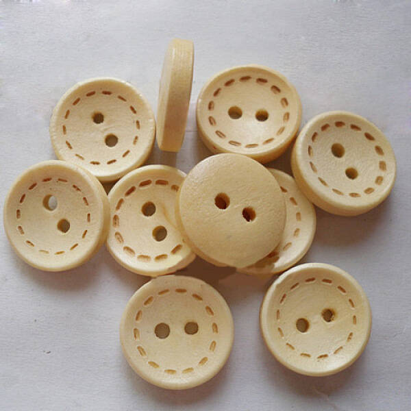 Painted 2-hole Basic Sewing Button