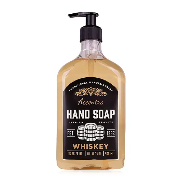Accentra Sapone Liquido Per Le Mani Whiskey (Sapone Per Le Mani) 460 Ml