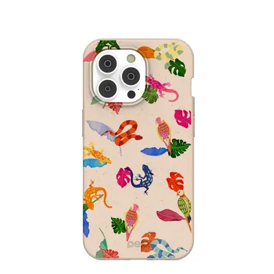 Seashell Into the Tropics iPhone 14 Pro Case
