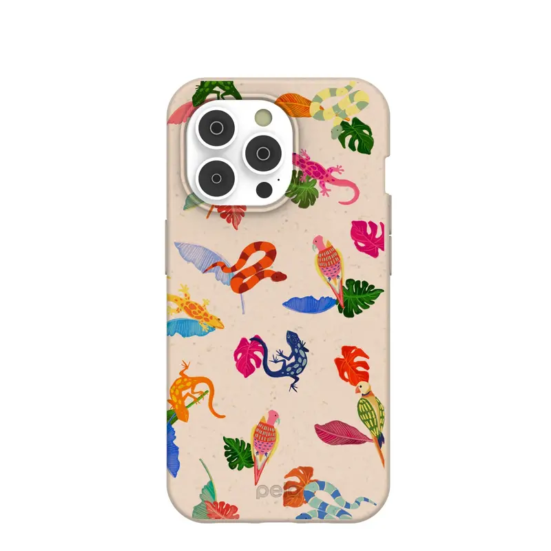 Seashell Into the Tropics iPhone 14 Pro Case