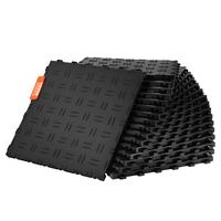 VEVOR Garage Tiles Interlocking, 12 x 12 x 0.53 inch 25 Pack Garage Floor Covering Tiles, Non-Slip Double-Sided Texture Garag...
