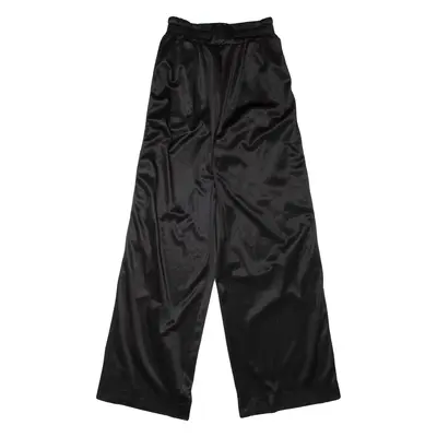 DIESEL Side Poppers Mens Sweatpants Black Wide-Leg S W24 L30