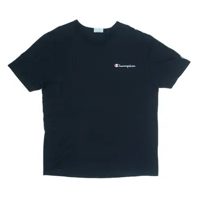 CHAMPION Mens T-Shirt Black L