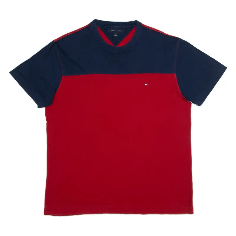 TOMMY HILFIGER Mens T-Shirt Red M