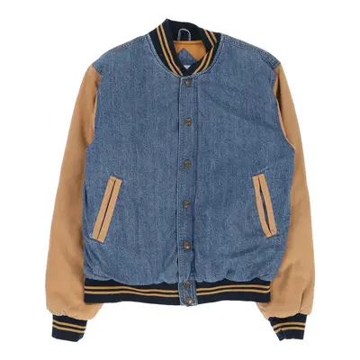 Outlooks Varsity Jacket - XL Blue Cotton