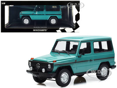 1980 Mercedes-Benz G-Model (SWB) Turquoise with Black Stripes Limited Edition to 504 pieces Worldwide 1/18 Diecast Model Car ...