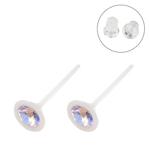 Hypoallergenic Bioceramics Zirconia Ceramic Stud Earrings