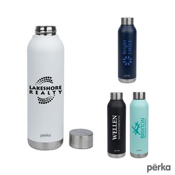 12 Promotional Perka Burano 22 oz Vacuum Insulated Water Bottle - ...