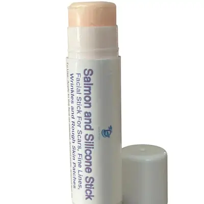 Diva Stuff Salmon and Silicone Facial Stick For Scars, Fine Lines, Wrinkles and Rough Skin Patches