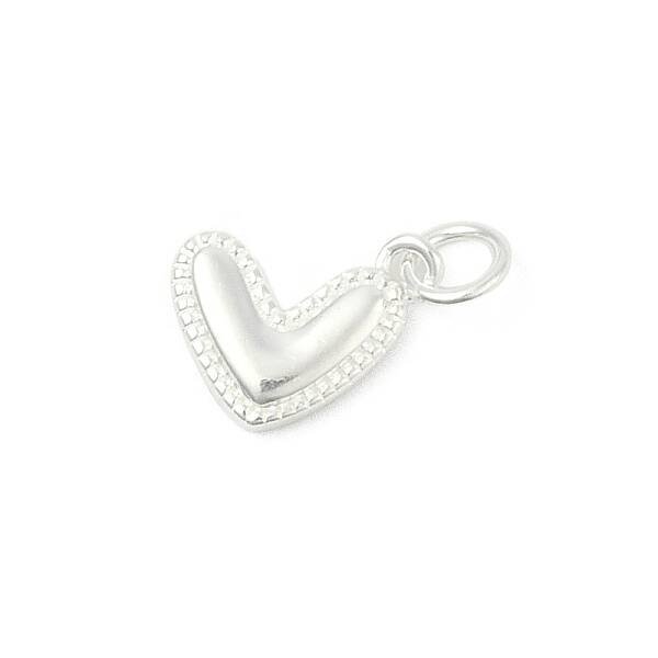 925 Sterling Silver Heart Charms