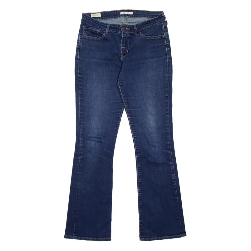 LEVI'S 715 BIG E Womens Jeans Blue Regular Bootcut Stone Wash W31 L32