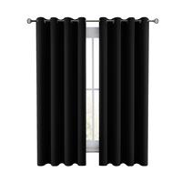 Lux Decor 2 Panels Blackout Curtains - Solid Thermal Insulated Grommet & Noise Reduction Window Drapes - Lightweight Curtains...