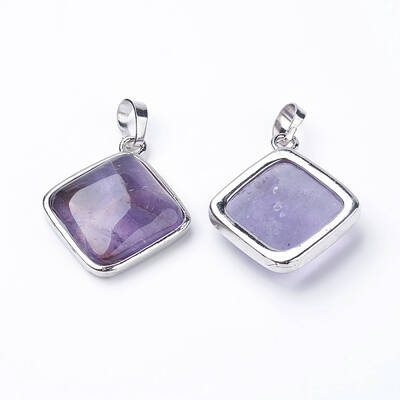 Natural Amethyst Pendants