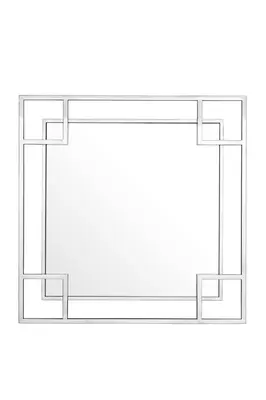 Silver Geometric Frame Mirror | Eichholtz Morris