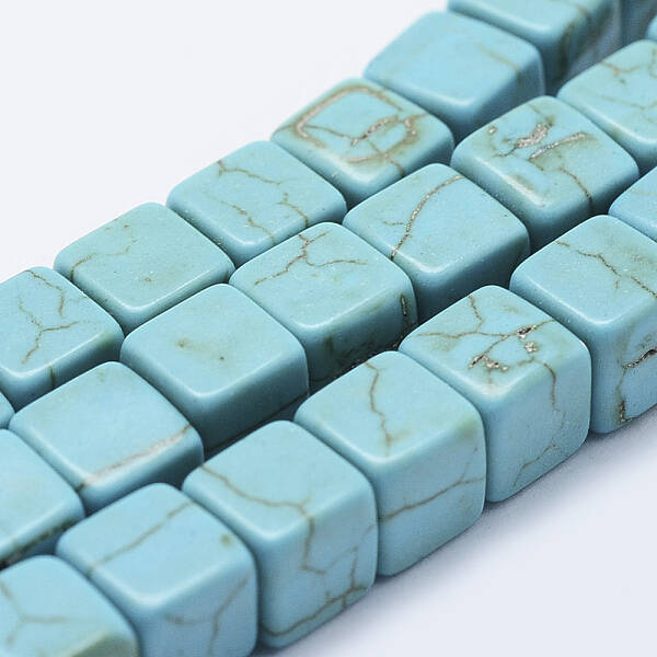 Synthetic Turquoise Beads Strands