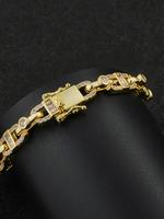 7mm Hip Hop Chain Bracelet,  Vintage Jewelry  for Party, Daily Clothing Decor, Trendy All-match & Exquisite Jewelry for Birth...