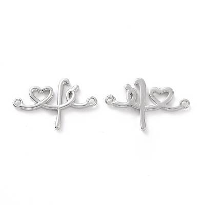 Rack Plating Brass Connector Charms