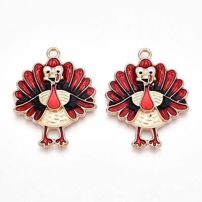 Alloy Enamel Pendants