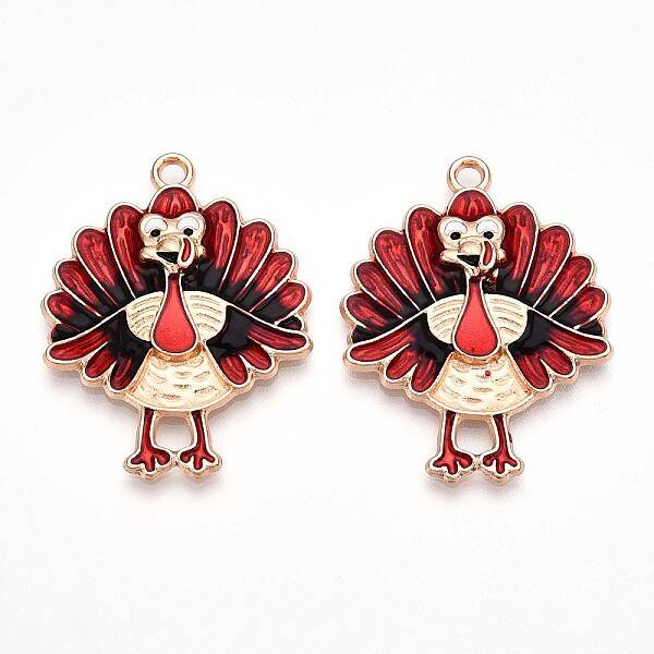 Alloy Enamel Pendants