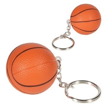 150 Promotional Basketball Key Chain - Stress Reliever - ...