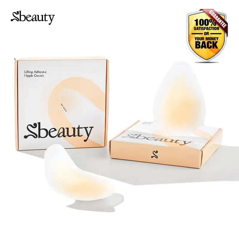 Sbeauty Lifting Adhesive Nipple Covers with Aloe Vera Extract Bra Pads for Women's Basic Minimalist Bras Secure Comfortable W...