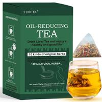 Oil Reducing Tea - 10 Herbal with Excellent Formula Oil Cleansing Tea Oil-Reducing Herbal Tea-15 Bags Beverage