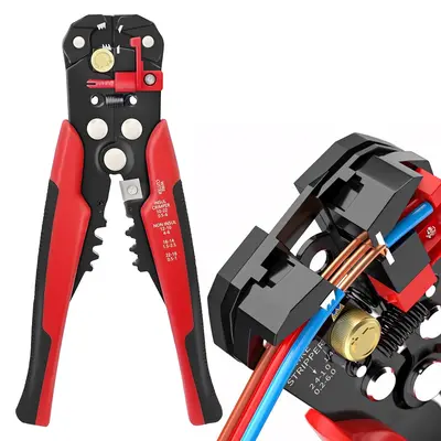 Precision Wire Stripper, 3 in 1 Wire Stripper, Wire Cutter, Professional Wire Stripping Tool for DIY and Professional Electri...