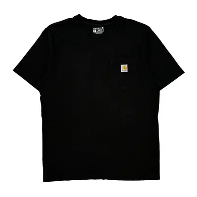 Loose Fit Carhartt T-Shirt - Medium Black Cotton