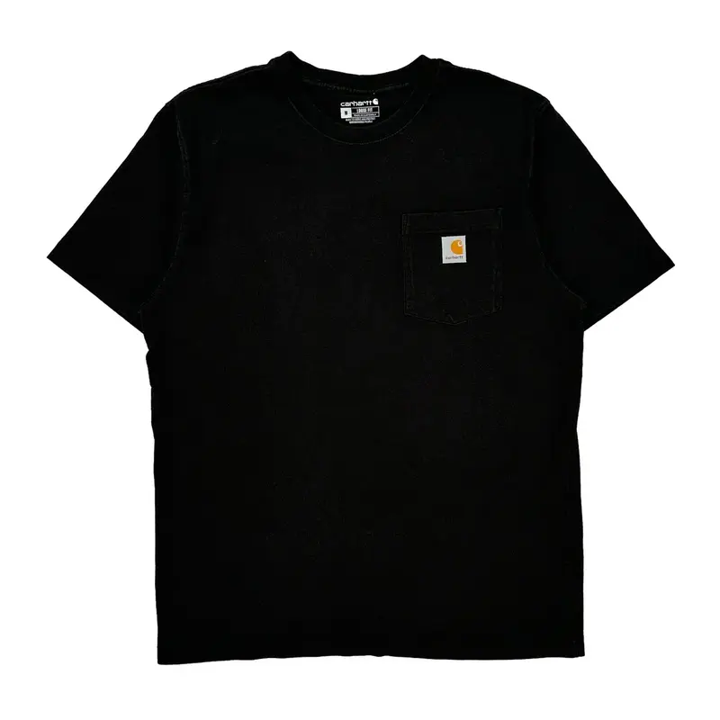 Loose Fit Carhartt T-Shirt - Medium Black Cotton