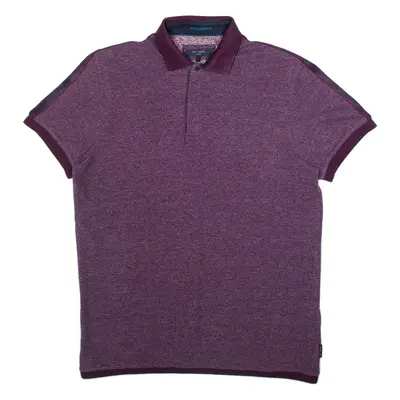 TED BAKER Mens Polo Shirt Purple L