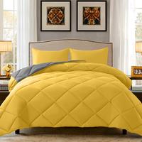 【Summer Gift】2/3PCS Luxurious Comforter Set - Stain Resistant, Soft Microfiber, Lightweight - For All Seasons - Comforter...