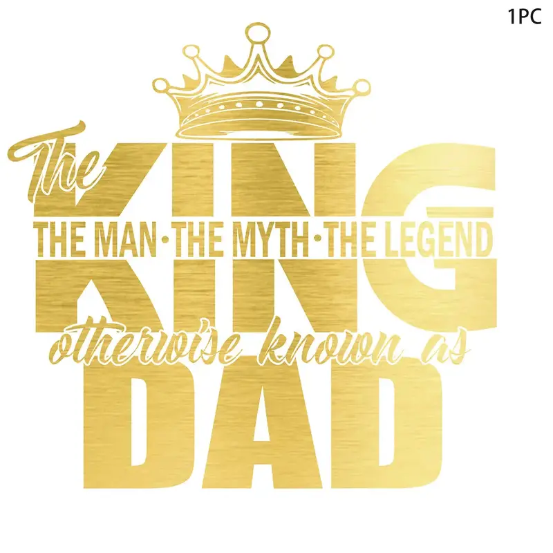 Letter Pattern Heat Transfer Sticker, Letter & Crown Pattern Heat Transfer Sticker, DIY Heat Transfer Sticker for T-shirt, Ma...