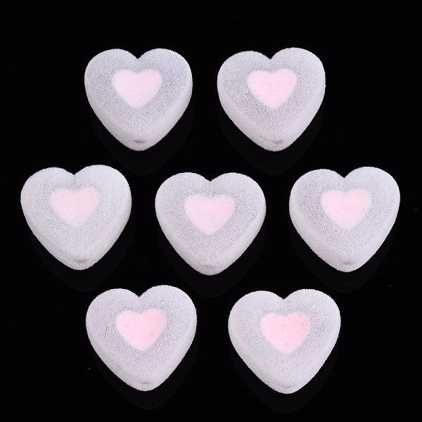 Flocky Acrylic Beads