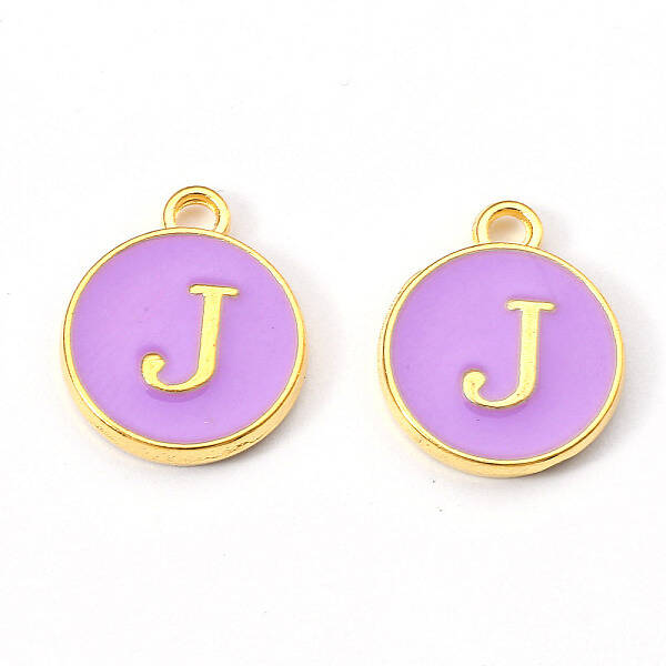 Golden Plated Alloy Enamel Charms