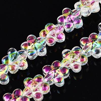 Electroplate Glass Beads Strands