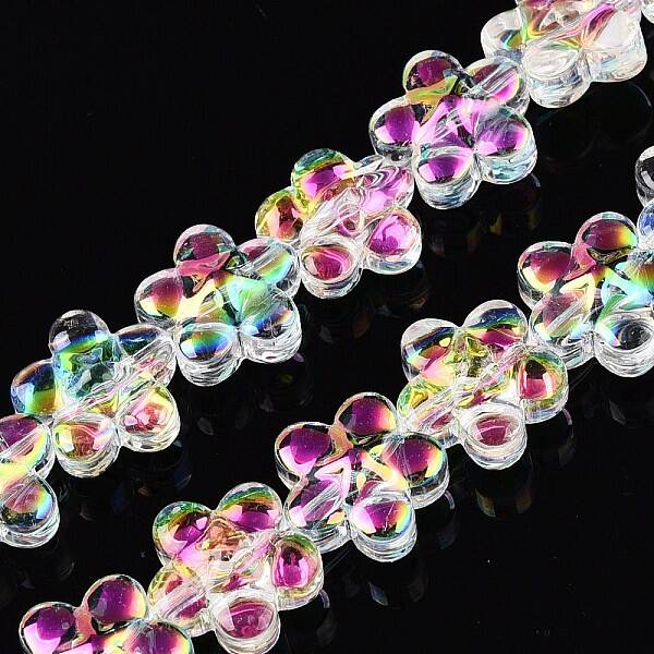Electroplate Glass Beads Strands