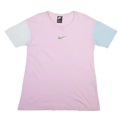 NIKE Mens T-Shirt Pink M