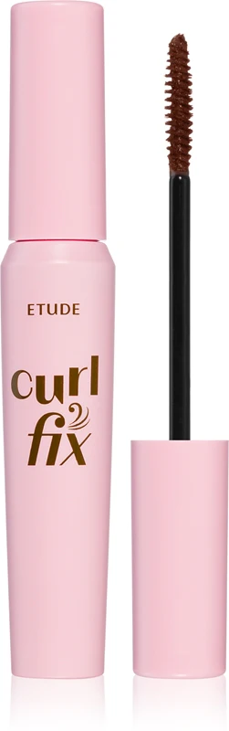ETUDE Curl Fix Waterproof Mascara for voluminous lashes color 02 brown 8 g