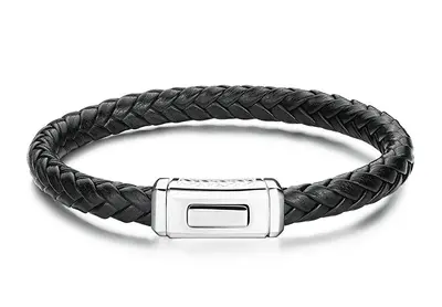 Brosway Logan BOA11 Men's Elegant Leather Bracelet - Length: 21cm
