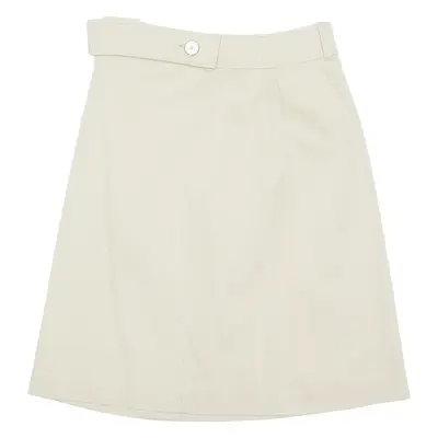 Womens Straight Skirt Beige Knee Length M