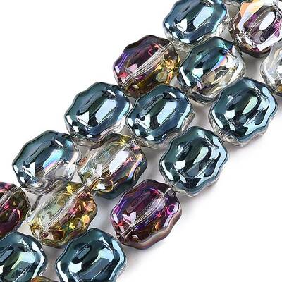 Electroplate Glass Beads Strands