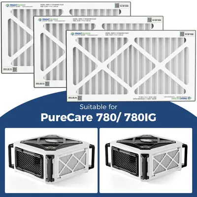 AlorAir 3 Pack MERV-11 Air Filter for Purecare 780/780IG