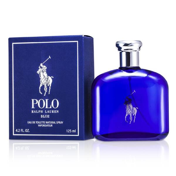 Polo Blue Cologne for Men - Eau de Toilette Spray 4.2 oz