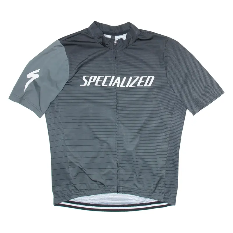 SPECIALISED Full Zip Cycling Mens Jersey Black XL