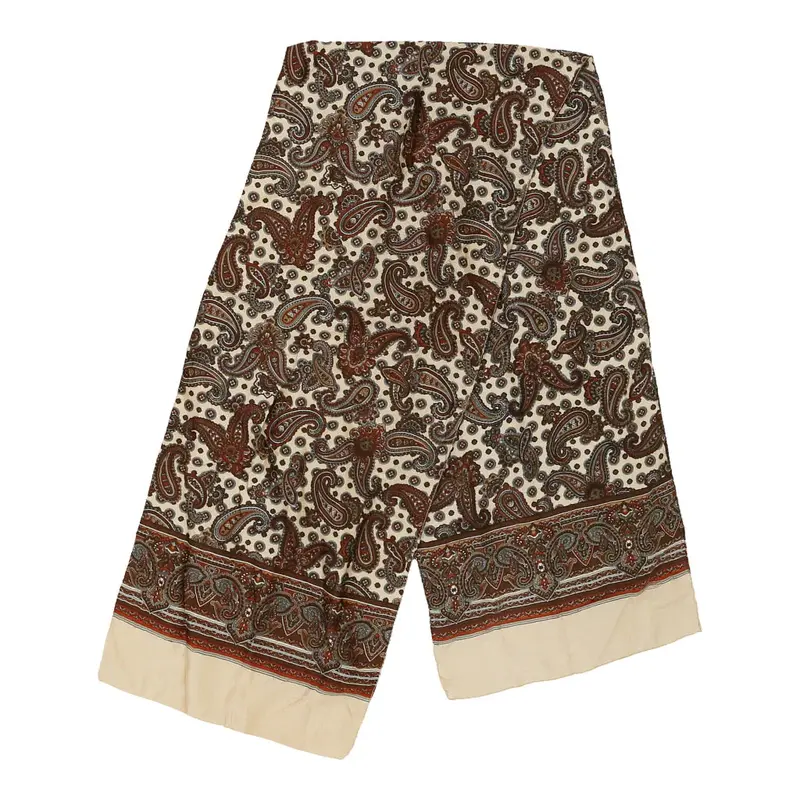 Unbranded Scarf - No Size Beige Polyester