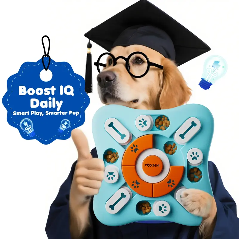 Interactive Dog Treat Puzzle Toys for IQ Training & Mental Stimulating,Fun Slow Feeder,Large Medium Small Dogs Enrichment Toy...