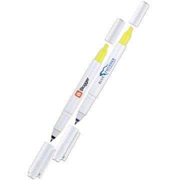 250 Promotional uni-ball Combi White Highlighter Pen - 2-in-1 & ...