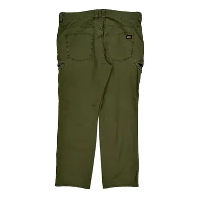 Dickies Trousers - 38W 30L Green Cotton Blend