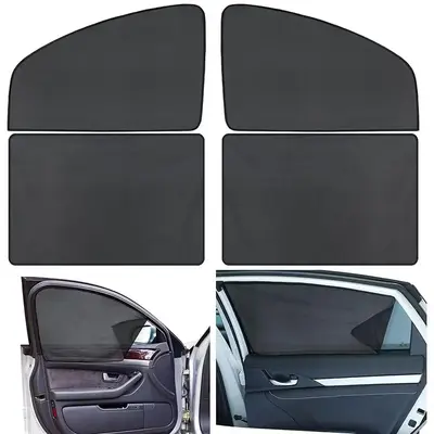 Car Side Window Sunshade, Magnetic Car Side Window Sunshade, UV Protective Window Curtain, Car Sunshade Accessories